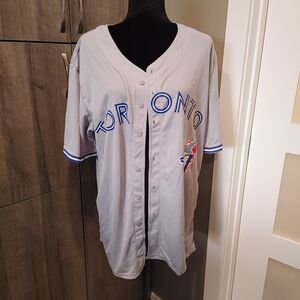 Blue Jay Gray and Blue Athletic Jersey